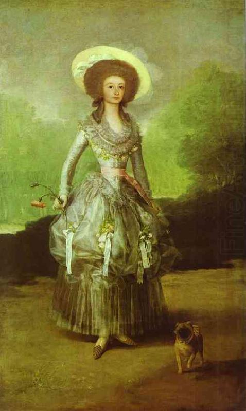 Francisco Jose de Goya The Marquesa de Pontejos china oil painting image